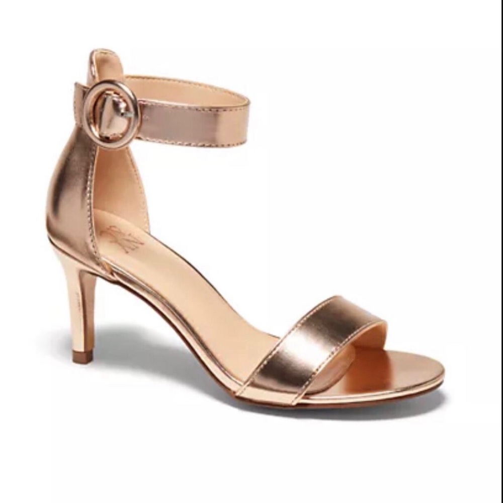 O-Ring Buckle Heel Sandals